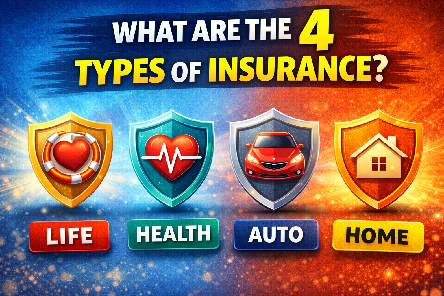 What are the 4 types of insurance